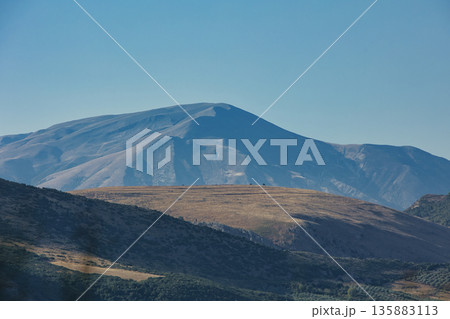 Mountain landscape near, vlore albania august 2025 Mountain landscape near, vlore albania august 2025 135883113
