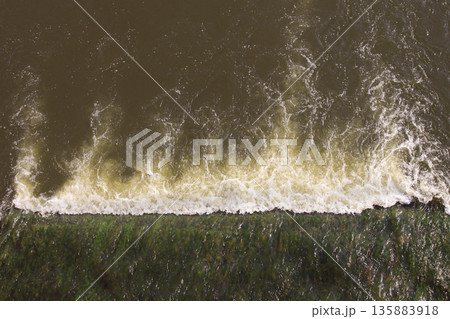 Flooded area 135883918