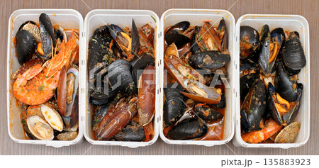 Shellfish food Shellfish food 135883923