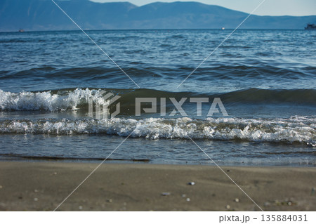 Sea waves in Vlore, Albania, August 2025 Sea waves in Vlore, Albania, August 2025 135884031