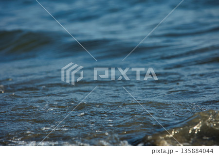 Sea waves in Vlore, Albania, August 2025 135884044