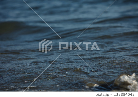 Sea waves in Vlore, Albania, August 2025 135884045