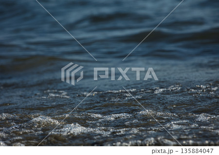 Sea waves in Vlore, Albania, August 2025 135884047