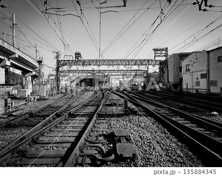 線路のある風景 線路のある風景 135884345