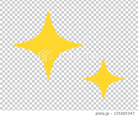 簡單的星星插圖,閃亮的圖標 簡單的星星插圖,閃亮的圖標 135885347