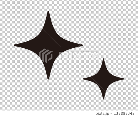 簡單的星星插圖,閃亮的圖標 簡單的星星插圖,閃亮的圖標 135885348