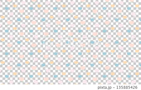 北歐風格的淺色鬱金香圖案，大小不一 135885426