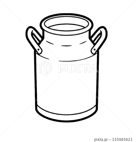 ミルク缶 135885621