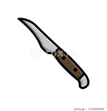kitchen knife icon vector design template in white background kitchen knife icon vector design template in white background 135885663