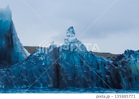 アイスランド南部の氷河湖 アイスランド南部の氷河湖 135885771