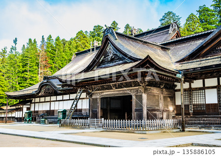 高野山 金剛峯寺　本坊・大玄関 135886105