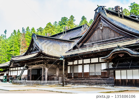 高野山 金剛峯寺　本坊の大玄関と小玄関 135886106