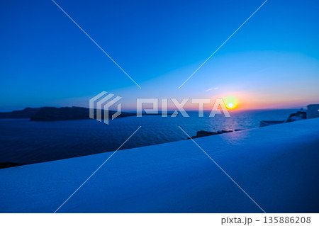 サントリーニの美しい風景 サントリーニの美しい風景 135886208