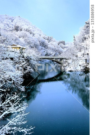 冬の久米路峡 冬の久米路峡 135886958