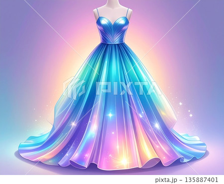 ホログラム　ドレス 135887401