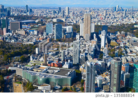 六本木ヒルズ森タワー展望台からの眺め 六本木ヒルズ森タワー展望台からの眺め 135888814