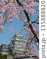 八重桜と姫路城 135888820