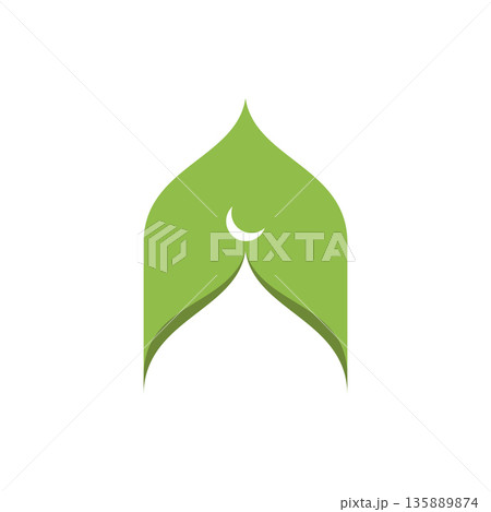 Mosque logo icon 135889874