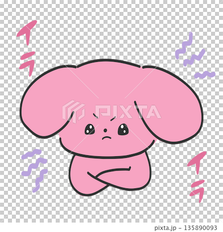 イライラしやすい子ども 135890093