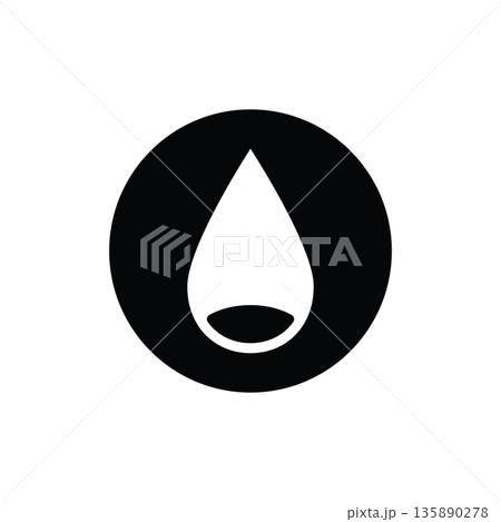 Fuel icon vector illustration. Black Bio fuel icon 135890278