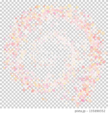 背景是淡色櫻花翩翩起舞、翻滾，漸層效果 135890352