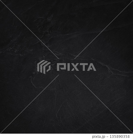 Dark grey black slate texture in natural pattern with high resolution for background and design art work. Black stone wall. 135890358