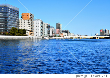 蔵前橋(西)周辺を下流より望む(東京都台東区)【2026.1】 135891741
