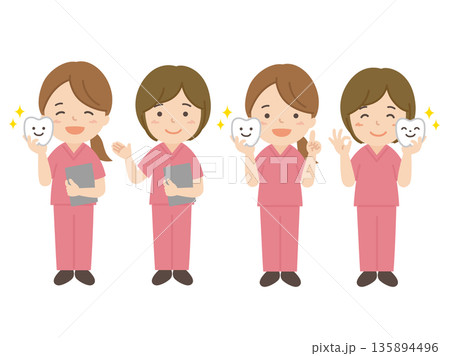 歯科衛生士 135894496