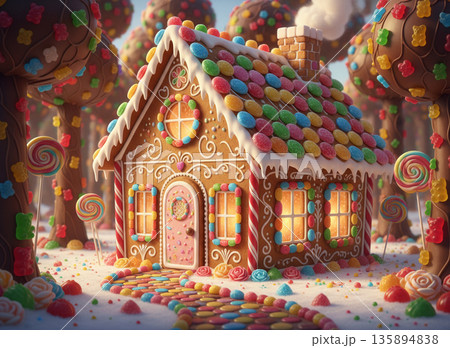 お菓子の家 135894838
