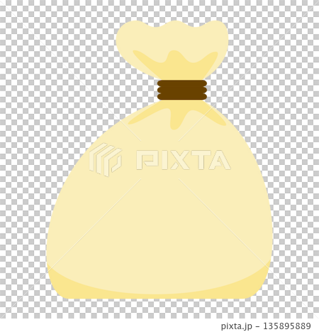 Simple money bag illustration Simple money bag illustration 135895889