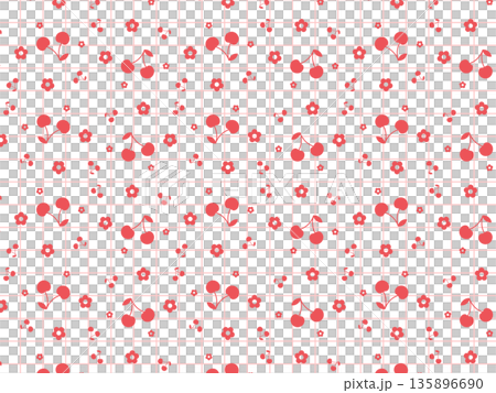 Cherry flyer pattern background material Cherry flyer pattern background material 135896690