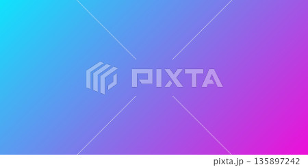 Neon gradient texture. Blue, pink and purple gradient texture. background. Color abstract rectangle. Vibrant cyber futuristic bg. Modern design vector illustration 135897242
