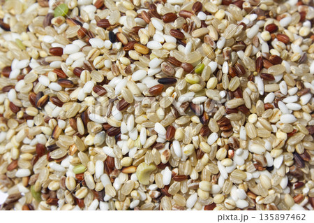 These are grains of mixed grain. These are grains of mixed grain. 135897462
