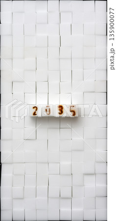 2035　年賀素材　背景素材 135900077