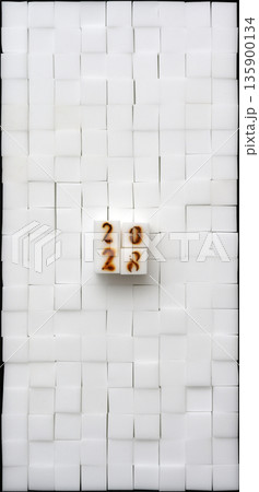 2028　年賀素材　背景素材 135900134