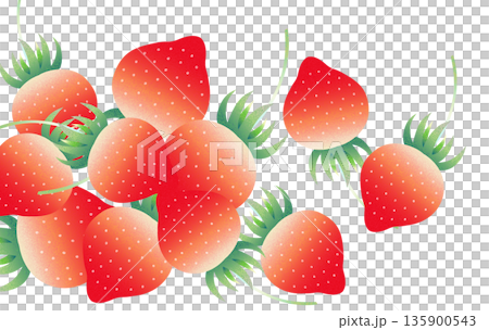 Strawberry background illustration 135900543