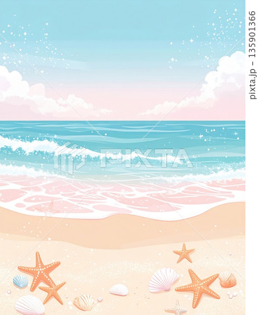 《AI画像》リゾートビーチイメージ 135901366