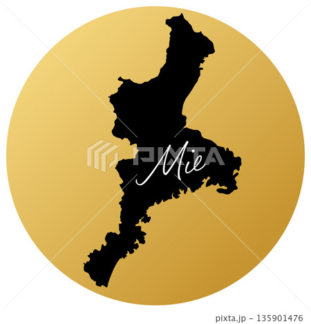三重の地図アイコン 135901476