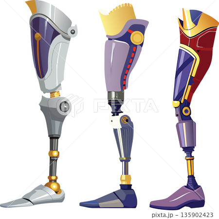 Limb Bionito Amputation and Leg Prosthesis- 135902423