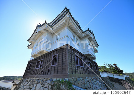 長崎県「平戸城」櫓と眺望 長崎県「平戸城」櫓と眺望 135902647