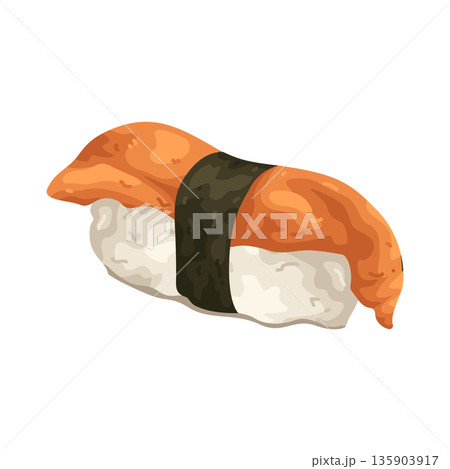 Illustration of unagi sushi 135903917