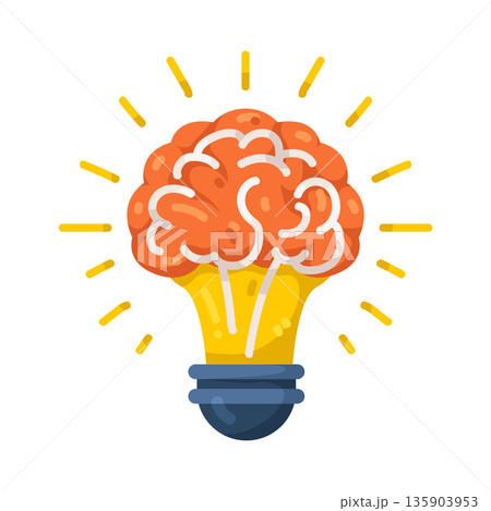 Illustration of Brainstorming Illustration of Brainstorming 135903953
