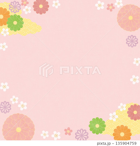 背景2026-和柄桜3 背景2026-和柄桜3 135904759