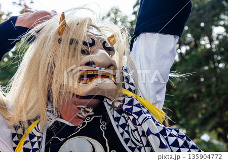 【新潟県_佐渡_鬼太鼓】鬼が舞う佐渡島 135904772