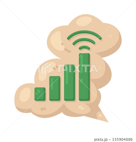 Illustration of Signal bar 135904886