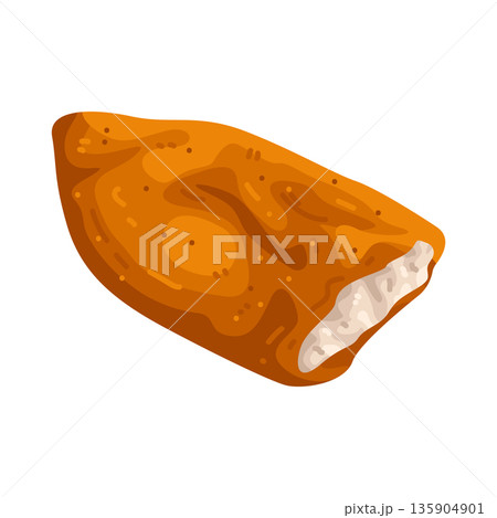 Illustration of fish katsu 135904901
