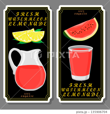 Various sweet tasty natural lemonade 135906704