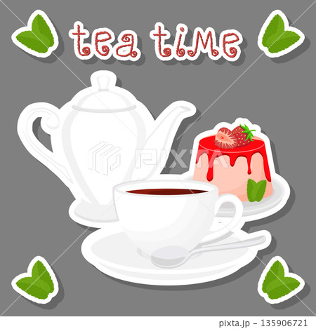 Vector illustration logo for ceramic cup Vector illustration logo for ceramic cup 135906721