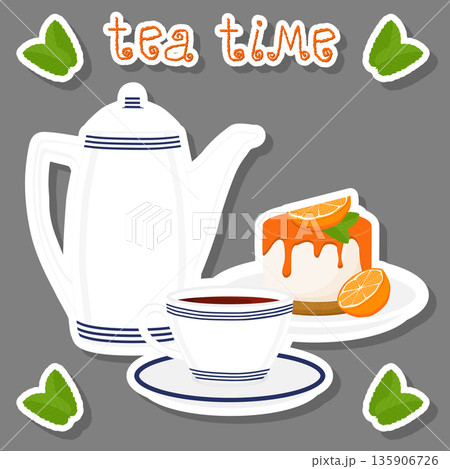 Vector illustration logo for ceramic cup Vector illustration logo for ceramic cup 135906726