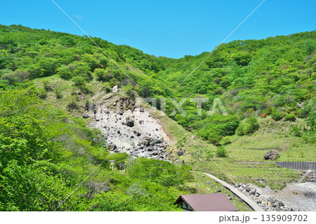那須温泉 殺生石(春、五月) 那須温泉 殺生石(春、五月) 135909702